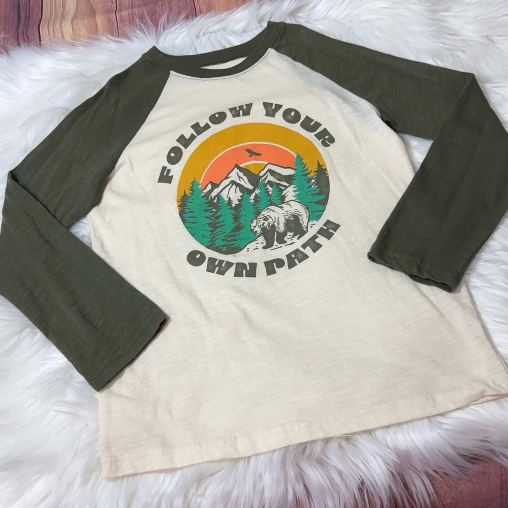 Jumping Beans Boys Graphic Raglan Shirt – Size 7